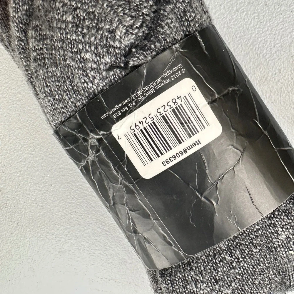 Wigwam Merino Wool Boot Socks 3-Pack Grey Tan Marl Heavyweight Cushioned MD